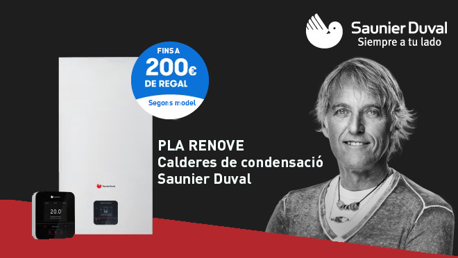 Hasta 200 € para tus clientes al cambiar su caldera Saunier Duval- PROMOCIÓN PRORROGADA