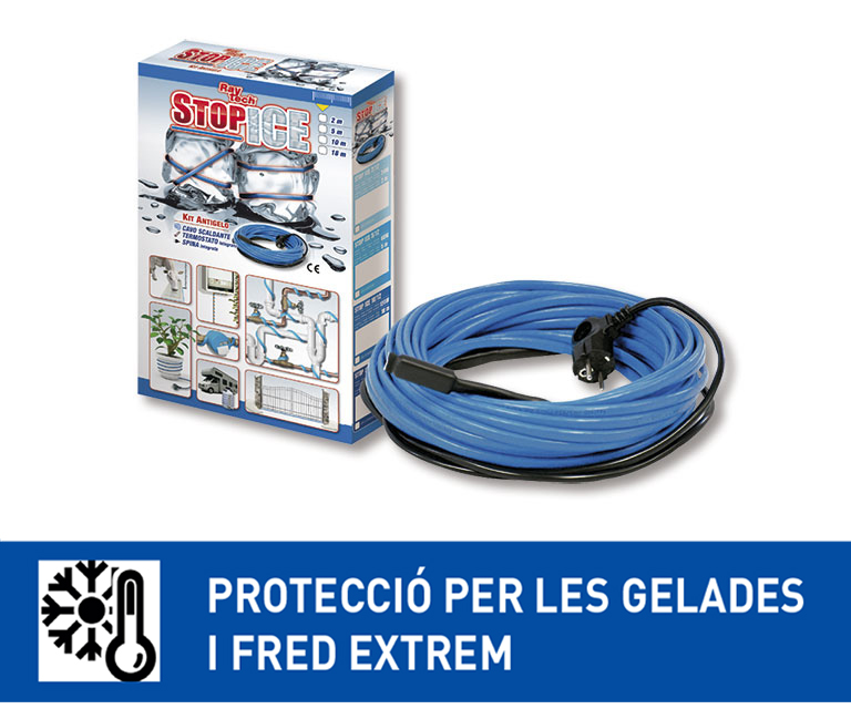 STOP ICE, el cable calefactor para instalaciones