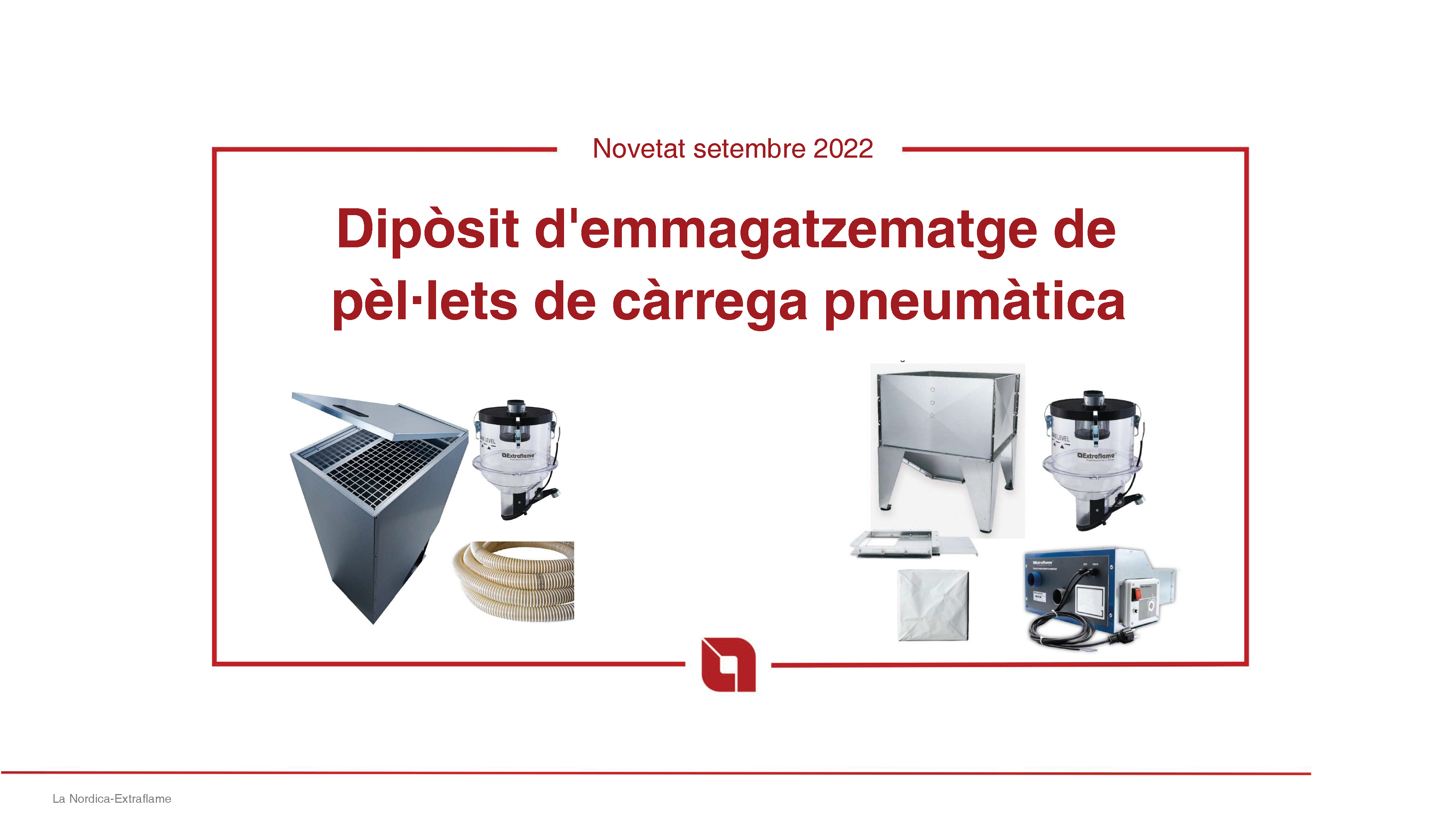 NOVEDAD Depósito de almacenamiento de pellets de carga neumática